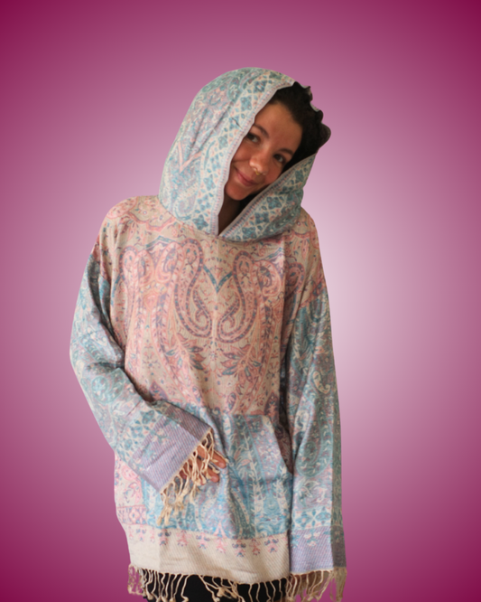 Playa Full Size Pashmina Hoodie