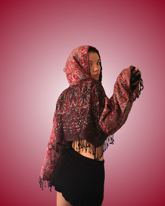 Ritual Cropped Pashmina Hoodie