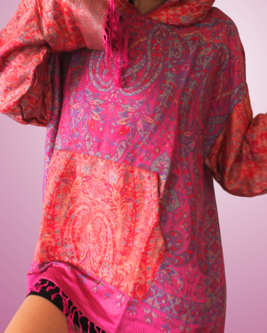 Vibrance Full Sized Pashmina Hoodie